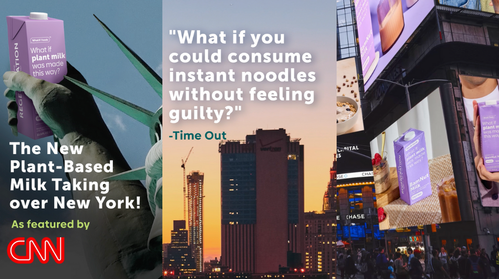 WhatIF BamNut Milk and Noodles to Hit Shelves of over 100 retail locations in New York City
