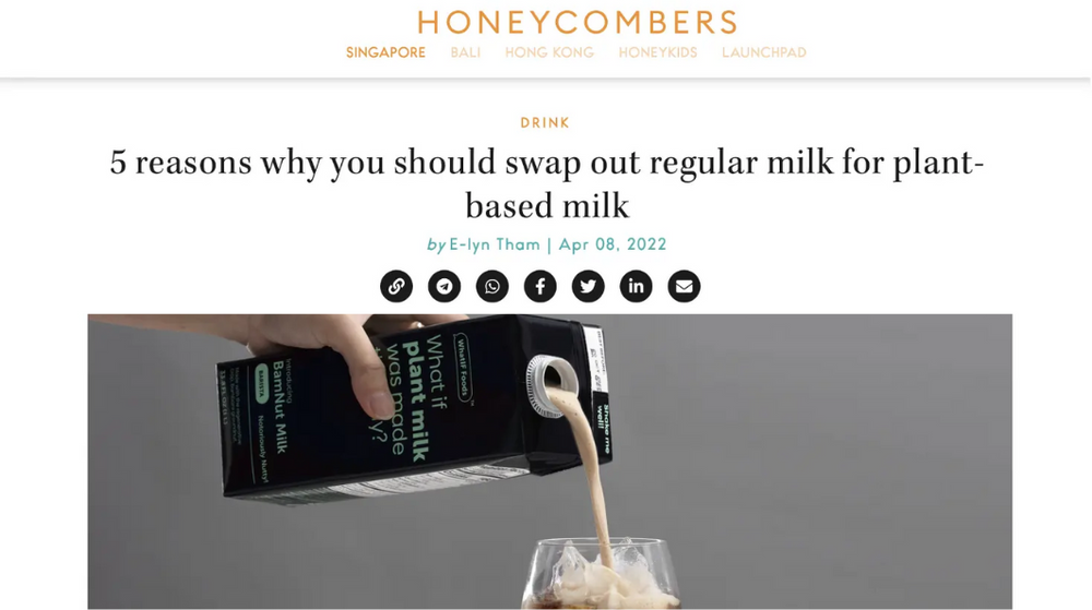 5 reasons why you should swap out regular milk for plant-based milk