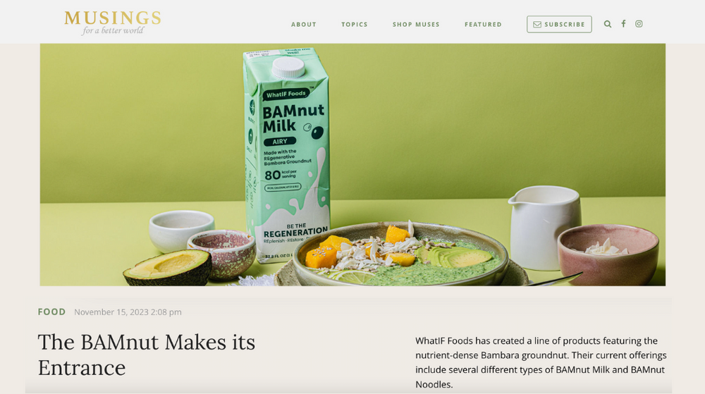 The BAMnut Makes its Entrance